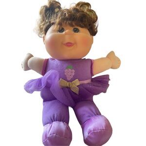 Cabbage Patch Kids Sitting Pretty Soft & Cuddly Fruit Grape Outfit Doll